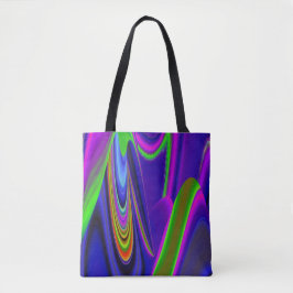 Bolsa Tote Summerrainbow, Abstrato 3D Rainbowart