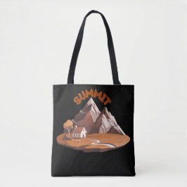 Bolsa Tote Summit Mountain Adventure Nature Lover Drawstring