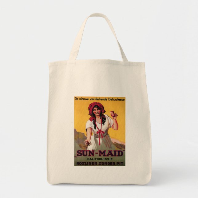 Bolsa Tote Sun-Maid California Raisin Poster (Frente)