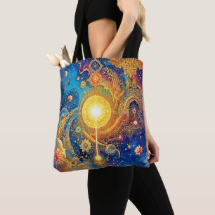 Bolsa Tote Sun Mandala Cósmica