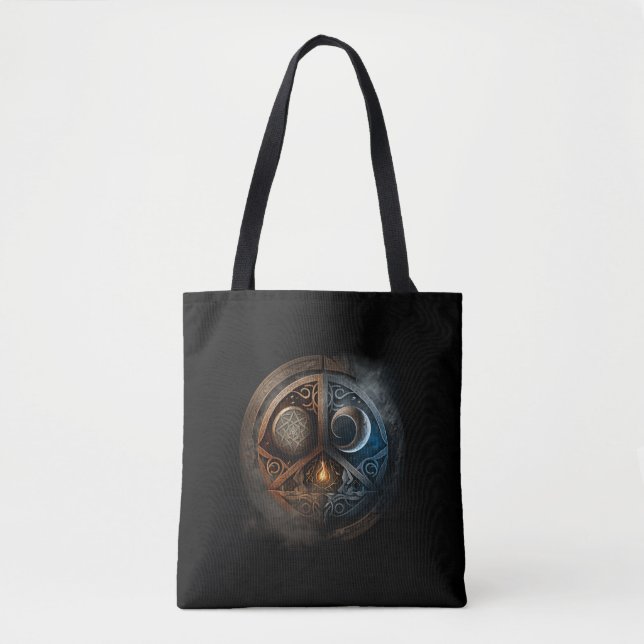 Bolsa Tote Sun & Moon Yin-Yang (Frente)