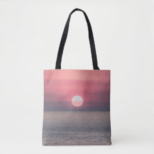 BOLSA TOTE SUN SETTING ON OCEAN HORIZON
