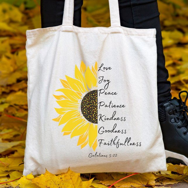 Bolsa Tote Sunflower Faith (Criador carregado)