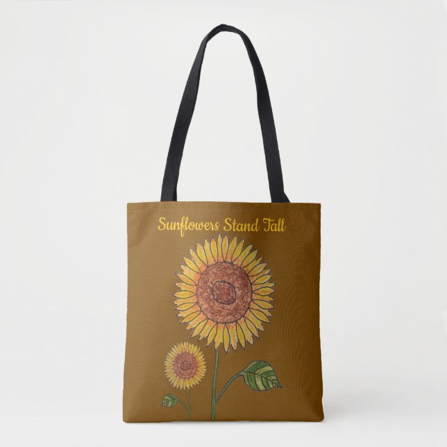 Bolsa Tote Sunflower Stand Tall (Frente)