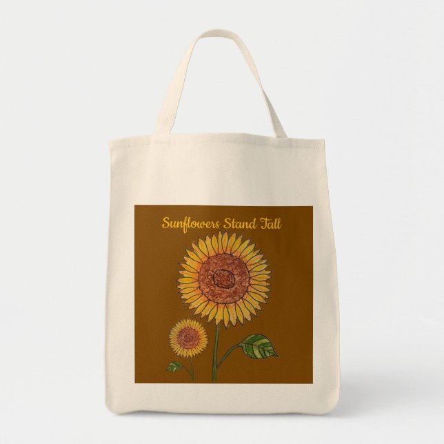 Bolsa Tote Sunflower Stand Tall (Frente)