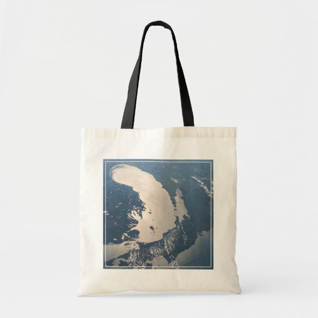 Bolsa Tote Sunglint Beams Do Lago Michigan (Frente)