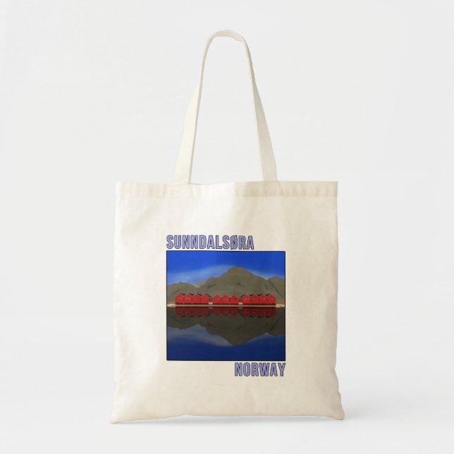 Bolsa Tote Sunndalsora Noruega Escandinava (Frente)
