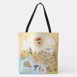 Bolsa Tote Sunny California Beach Paradise