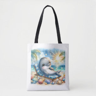 Bolsa Tote Sunny Dolphin Bliss