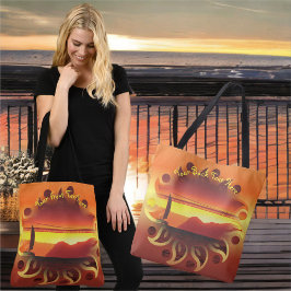Bolsa Tote Sunny San Francisco Sunset 1124