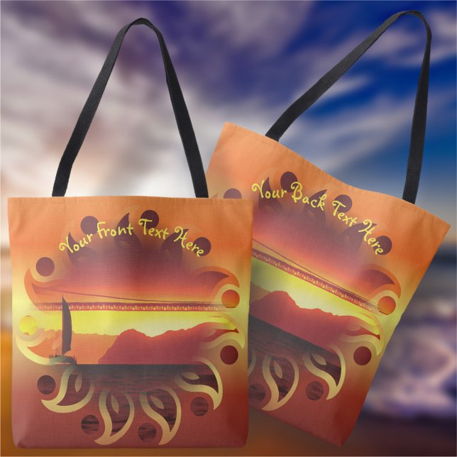 Bolsa Tote Sunny San Francisco Sunset 1124 (Criador carregado)
