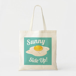 Bolsa Tote Sunny Side Up Fried Ovot Bright Café da manhã