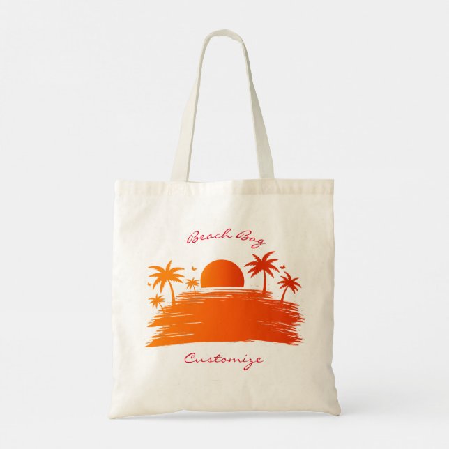 Bolsa Tote Sunrise de Praia Sunset Thunder_Cove (Verso)