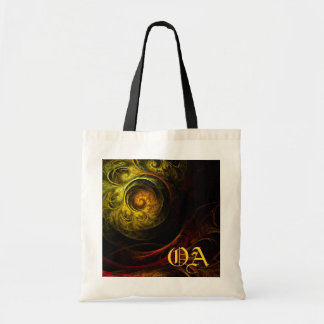 Bolsa Tote Sunrise Floral Red Abstrato Art Monograma Bag