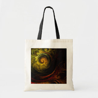 Bolsa Tote Sunrise Floral Red Abstrato Art Toad Bag