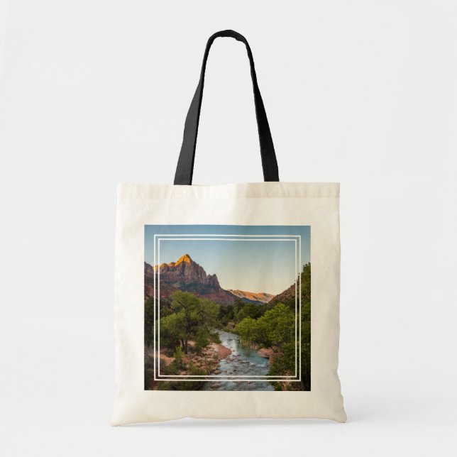 Bolsa Tote Sunrise sobre o vigia (Frente)