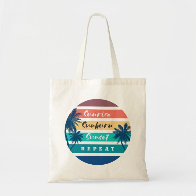 Bolsa Tote Sunrise Sunset Repetir (Frente)