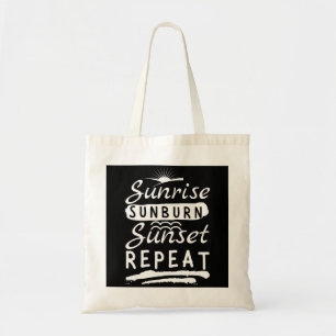 Bolsa Tote Sunrise Sunset Repetir Praia Verão