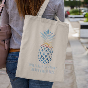 Bolsa Tote Sunset Beach Pineapple Summer Crucial