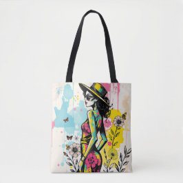 Bolsa Tote Sunset Garden Fashion Art Double Sided 🌺