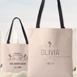 Bolsa Tote Sunset Glow Vintage Van Surfer All-Over-Print