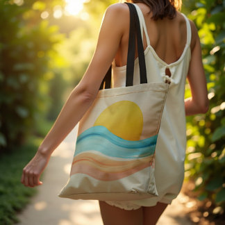 Bolsa Tote Sunset Harmony Wave