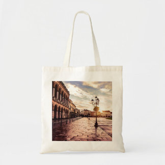 Bolsa Tote Sunset over quadrado em Padova, Itália
