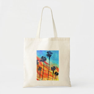 Bolsa Tote Sunset Palm tree surf