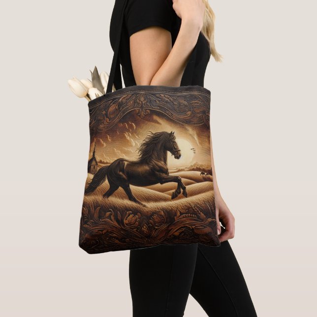 Bolsa Tote Sunset Run do Black Stallion (Close Up)