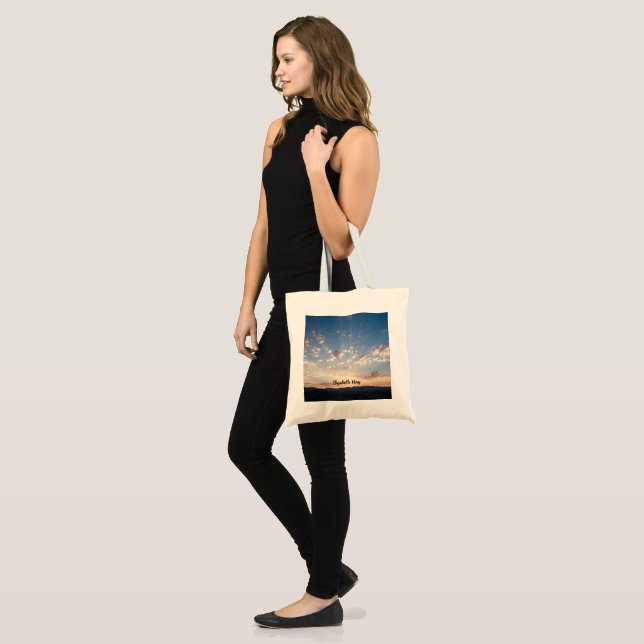 Bolsa Tote Sunset Sky Personalizado (Frente (modelo))