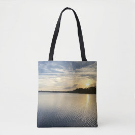 Bolsa Tote Sunset Sobre Lago Wildcat