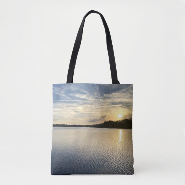 Bolsa Tote Sunset Sobre Lago Wildcat (Frente)