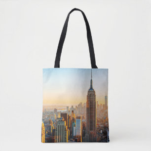 Bolsa Tote Sunset Sobre Nova York