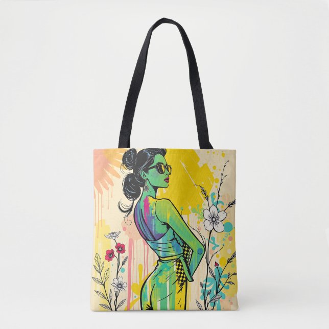 Bolsa Tote Sunset Tropic Duet (Frente)