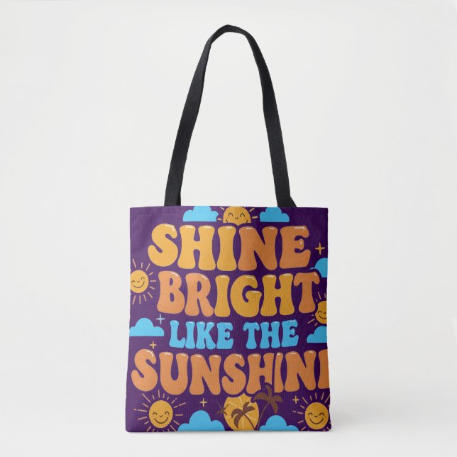 Bolsa Tote Sunshine on Go - Bold & Uplifting (Frente)