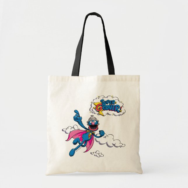 Bolsa Tote Super Grover Antigo (Frente)