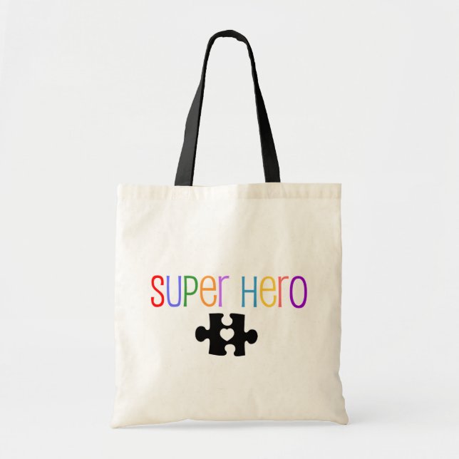 Bolsa Tote Super Hero Autism Tot Bag (Frente)