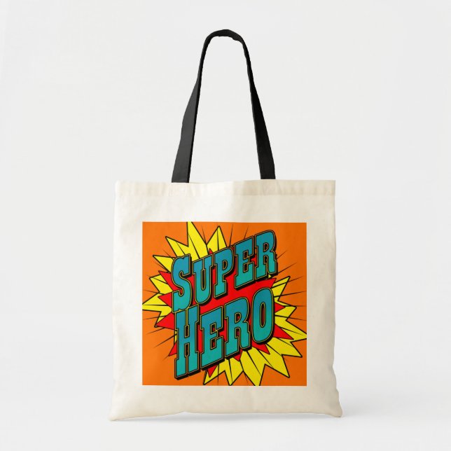 Bolsa Tote Super-herói (Frente)
