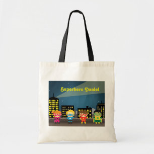 Bolsa Tote Super-herói Bonito Para Crianças