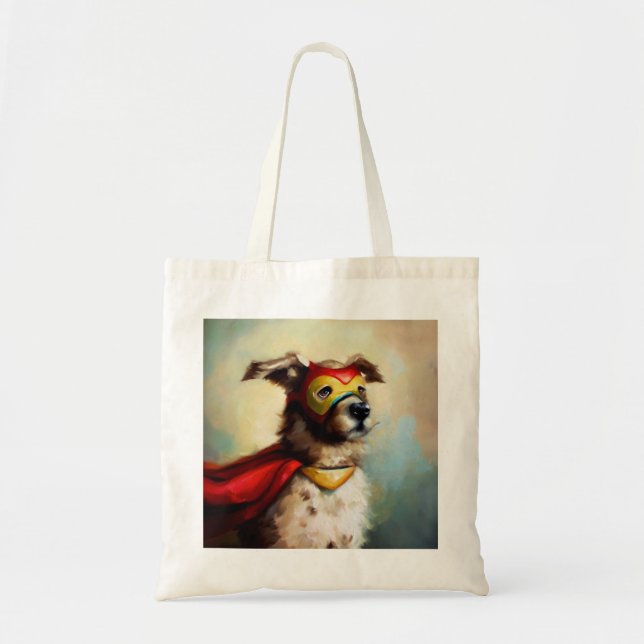 Bolsa Tote Super-herói Canino (Frente)
