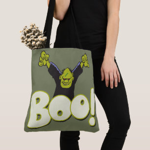 Bolsa Tote Super-herói do Dia das Bruxas Frankie do monstro