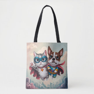 Bolsa Tote Super-Herói Pets