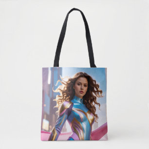 BOLSA TOTE SUPER-HEROÍNA - FANTASIA CIENTÍFICA