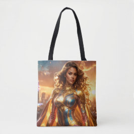 BOLSA TOTE SUPER-HEROÍNA - SUPER-HEROÍNA FEMININA