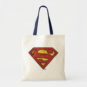 Bolsa Tote Super-Homem  Logotipo preto Grunge