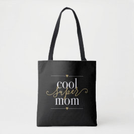Bolsa Tote Super-Mãe Moderna E Dourada E Elegante