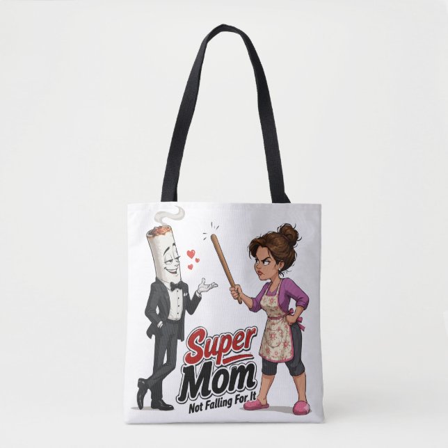 Bolsa Tote Super Mãe Não Está Comprando (Frente)