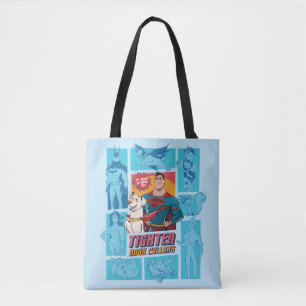 Bolsa Tote Super-Pets & Justice League - Aperte seus pilares