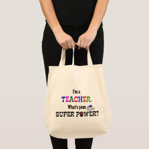 Bolsa Tote Super poder do professor