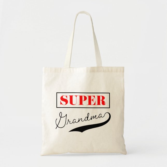 Bolsa Tote Super vovó (Frente)